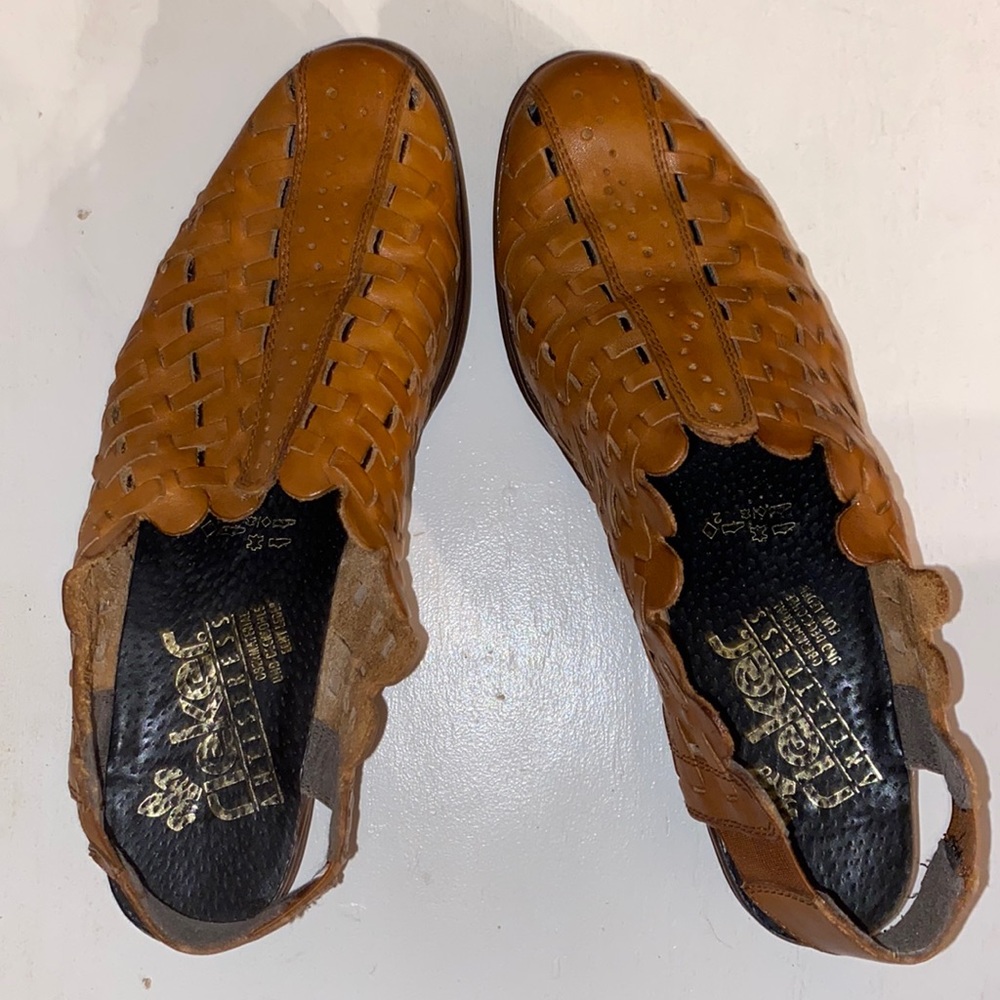 Brown Rieker sandals!